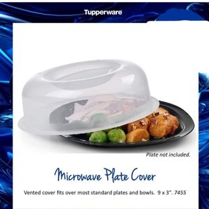 Tupperware Microwave plate cover